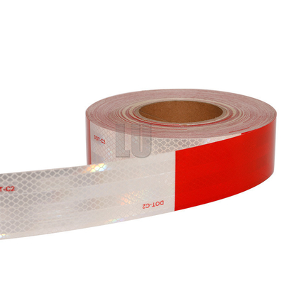 2"X150ft شريط علامات عاكسة للرؤية العالية ملصق DOT C2 للمقطورة