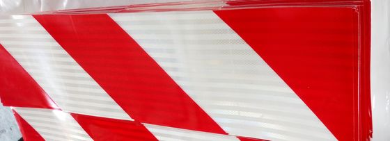 135 ملم*565 ملم ملصق عاكس للسلامة مخصص علامة خلفية ملصق عاكس لوحة للسيارات الثقيلة