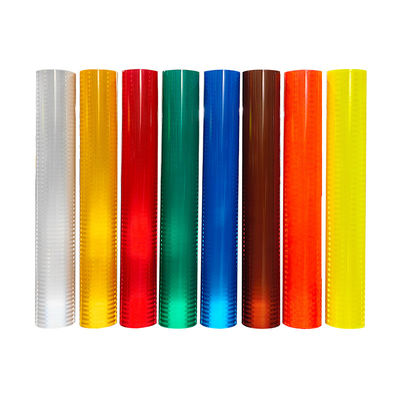 لفة لاصقة من صفائح الفينيل العاكسة من الفئة PET من الفئة الهندسية من أجل السلامة على الطرق