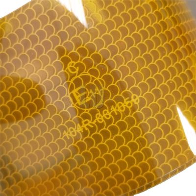 مرئية عالية لزجة عالية 2' 3' 4' أصفر SASO2913 شاحنة ملصق عاكس