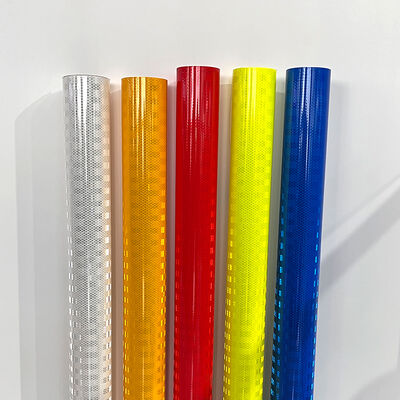 وضوح عالية الجير الفلورسنت الأصفر الأخضر الاكريليك المنشورية الأغطية العاكسة لإشارات المرور للحافلات