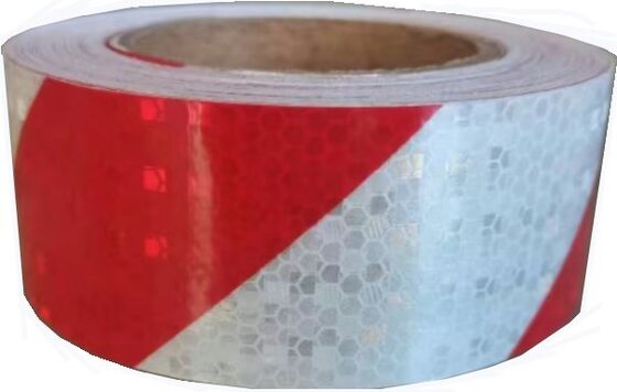 20cm*50m Yellow and Black PVC Printable Reflective Material Honeycomb Crystal Lattice Stripe Tape for Car and Truck Vehicles