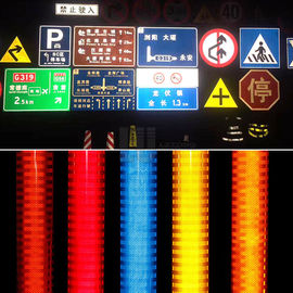 1.22m*45.7m Self Adhesive EGP Engineer Grade Prismatic Yellow Retro Film For Traffic Signs