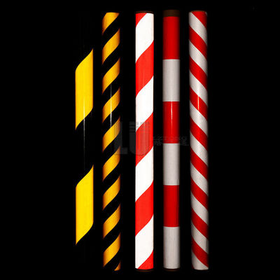High Visibility Commercial Grade 3100D Glass Beads Reflective Sheeting For Vehicles