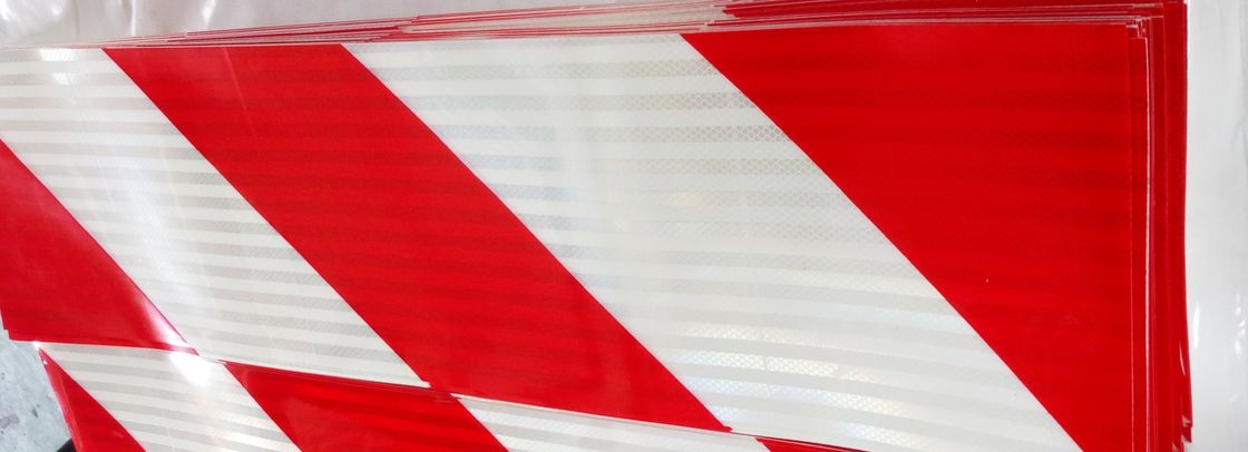 135 ملم*565 ملم ملصق عاكس للسلامة مخصص علامة خلفية ملصق عاكس لوحة للسيارات الثقيلة