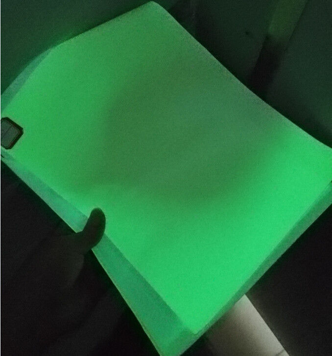 فوتولومينيسسينت Glow In The Dark Pvc Sheet Apply In Printable Exit Sign 1.24m * 45.7m / Roll
