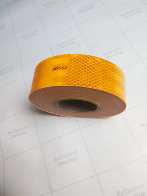 High Visibility Vehicle DOT-C2 Conspicuity Reflective Material Tape Sticker 5CM For Custom Traffic Signs