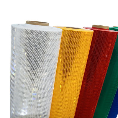 طابعة مخصصة Prismatic العاكسة للخلفية الفينيل اللاصق الذاتي HIP الصف العاكس أوراق اللفافة لشارة المرور على الطرق السريعة